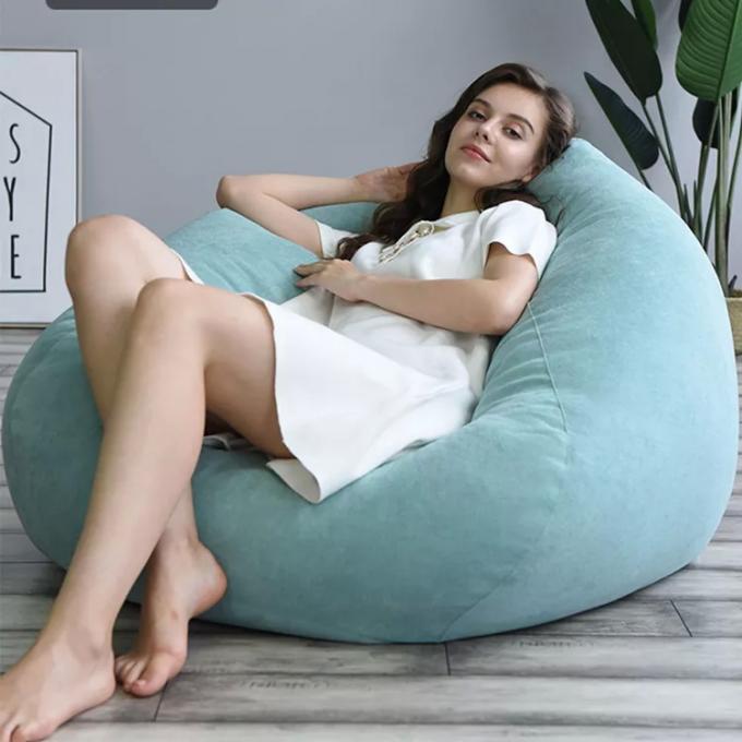 Εξωτερική 7Ft Γίγαντα Φασόλια Τύπου Καρέκλα Lounge Soft Fux Fur υφασματικό EPS γεμίσει 17