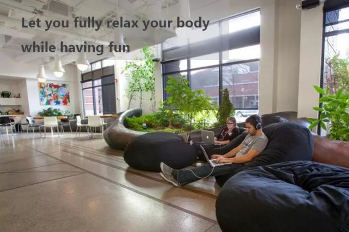 Εξωτερική 7Ft Γίγαντα Φασόλια Τύπου Καρέκλα Lounge Soft Fux Fur υφασματικό EPS γεμίσει 18
