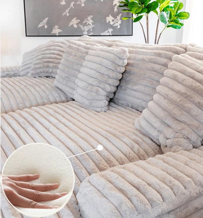 Σύγχρονο Υφασμάτινο Καναπέ Corduroy Chaise Lounge Σετ Καναπέ Door-to-Door Cinema Sleeper Για Σύγχρονο Σαλόνι 7