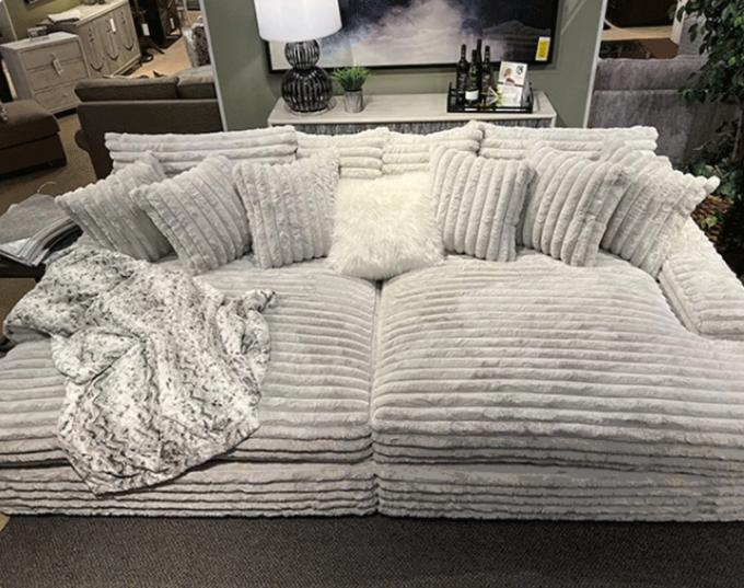 Σύγχρονο Υφασμάτινο Καναπέ Corduroy Chaise Lounge Σετ Καναπέ Door-to-Door Cinema Sleeper Για Σύγχρονο Σαλόνι 10