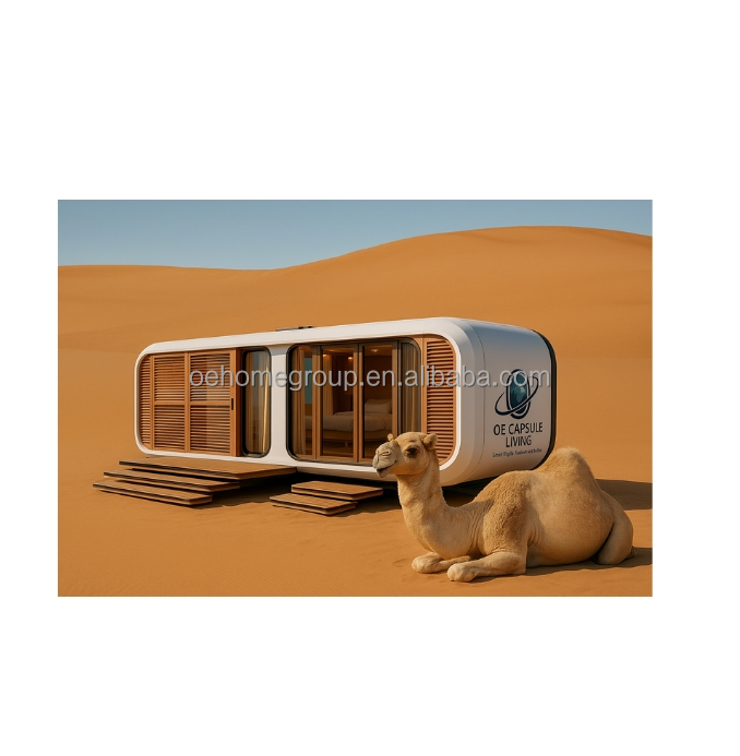 Ανθεκτικό Χρησιμοποιώντας Διαφορετικά Prefab Container House Μικροσκοπικό Φορητό Σπίτι Μικροσκοπικό Μονουλικό Σπίτι Κατασκήνωση Ξενοδοχείο Διαστημική Κάψουλα 3
