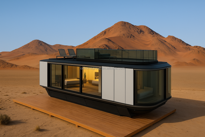 Ανθεκτικό Χρησιμοποιώντας Διαφορετικά Prefab Container House Μικροσκοπικό Φορητό Σπίτι Μικροσκοπικό Μονουλικό Σπίτι Κατασκήνωση Ξενοδοχείο Διαστημική Κάψουλα 7
