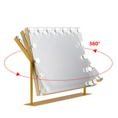Προσαρμοσμένο Tabletop Vanity επαναφορτιζόμενο φως καθρέφτη LED