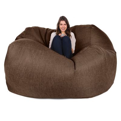 Εξωτερική 7Ft Γίγαντα Φασόλια Τύπου Καρέκλα Lounge Soft Fux Fur υφασματικό EPS γεμίσει