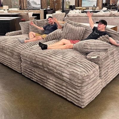 Σύγχρονο Υφασμάτινο Καναπέ Corduroy Chaise Lounge Σετ Καναπέ Door-to-Door Cinema Sleeper Για Σύγχρονο Σαλόνι